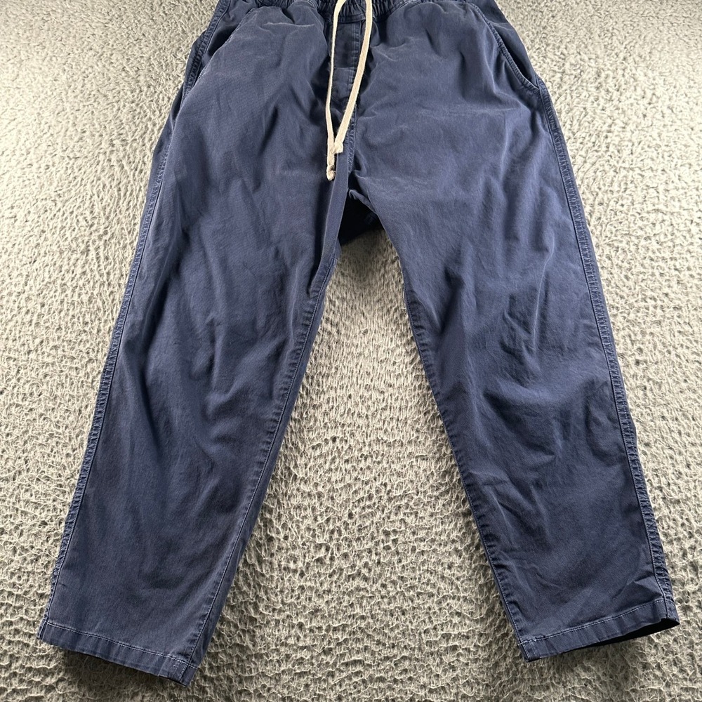 Nili Lotan Casablanca Cropped Pants Womens XS Navy Drawstring Drop Crotch - Picture 3 of 11